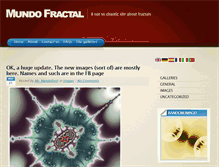 Tablet Screenshot of mundofractal.net